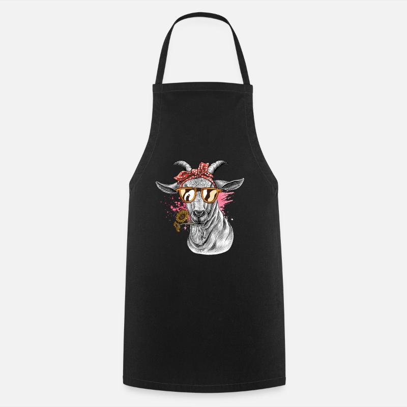Cool Goat - Cooking Apron - black