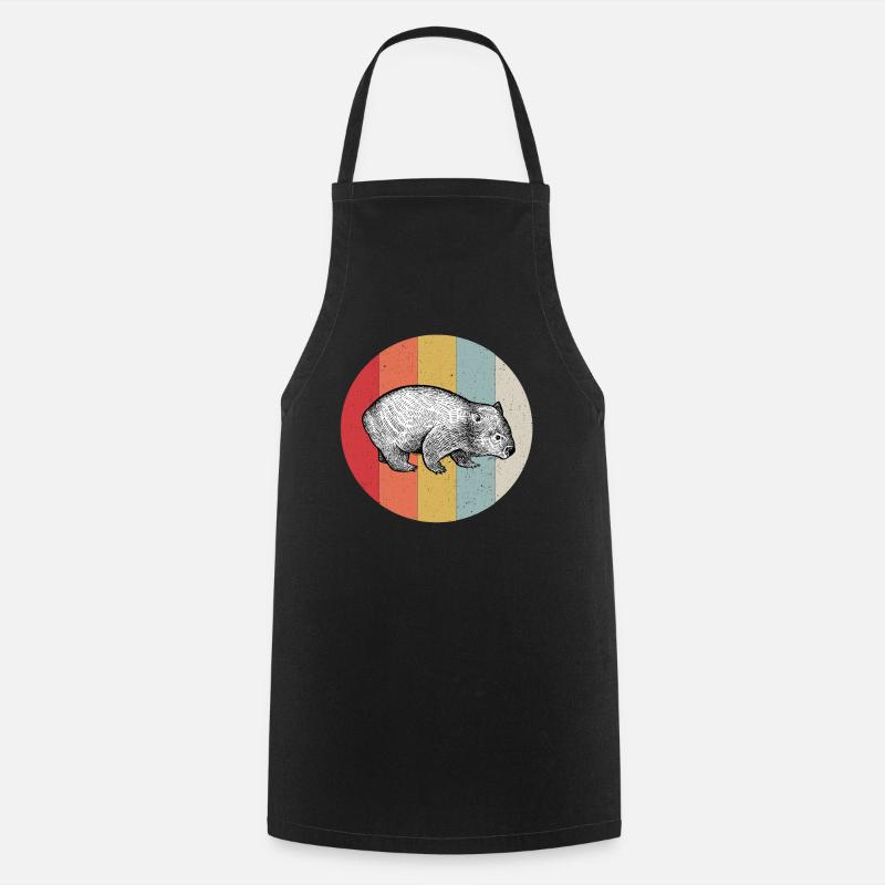Wombat - Tablier de cuisine - noir