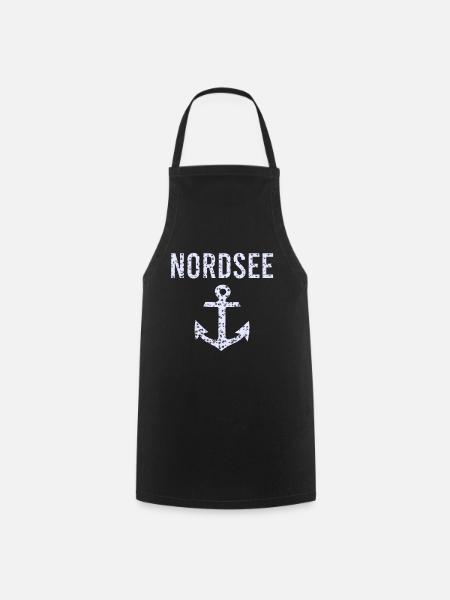 Nordsee - Kochschürze - Schwarz