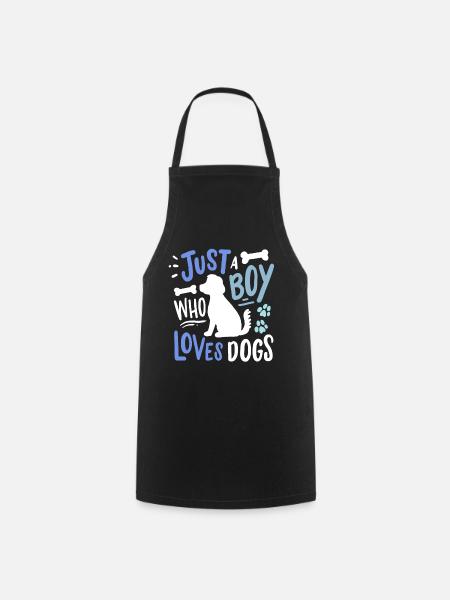 Dog Dog Lovers - Cooking Apron - black