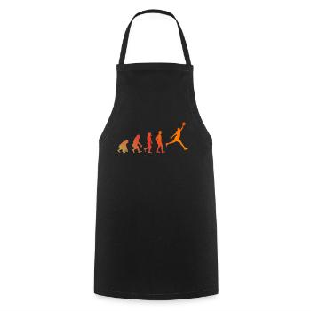 Evolution Basketball Basketballer Dunk Korbleger - Cooking Apron - black - Front - AI Model Male 185 dark (185cm)