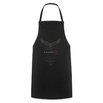 L’AIGLE DES LÉGIONS ROMAINES - Tablier de cuisine - noir - Devant - AI Model Male 185 dark (185cm)