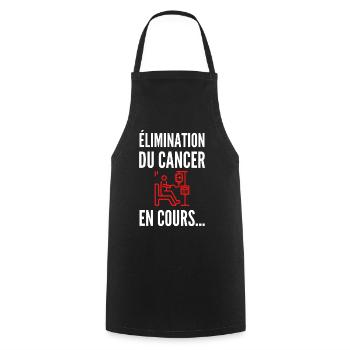 Élimination en cours – Avancer, simplement - Tablier de cuisine - noir - Devant - AI Model Male 185 dark (185cm)