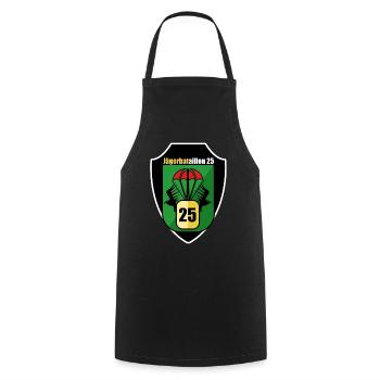 Tenues de l’armée fédérale pour JgBtl25 Jägerbataillon 25 - Tablier de cuisine - noir - Devant - AI Model Male 185 dark (185cm)