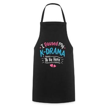 K-Drama Koreanisches Drama K-Drama-Fans - Kochschürze - Schwarz - Vorne - AI Model Male 185 dark (185cm)