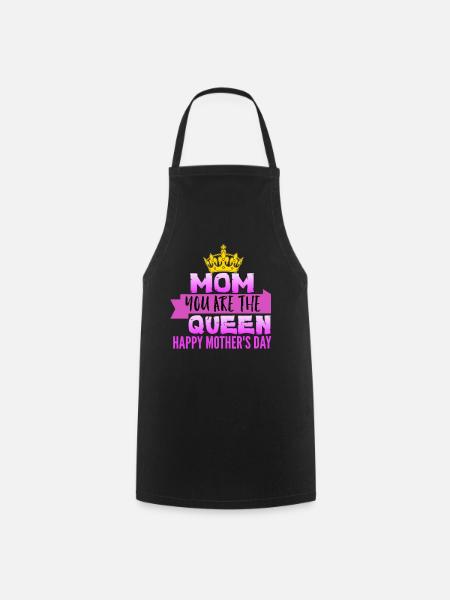 Mother's Day, Mother's Day, Mother's Day, Mother's - Cooking Apron - black