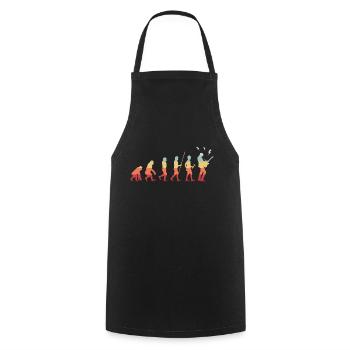 Bassist - Tablier de cuisine - noir - Devant - AI Model Male 185 dark (185cm)