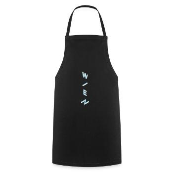 Vienna - Cooking Apron - black - Front - AI Model Male 185 dark (185cm)