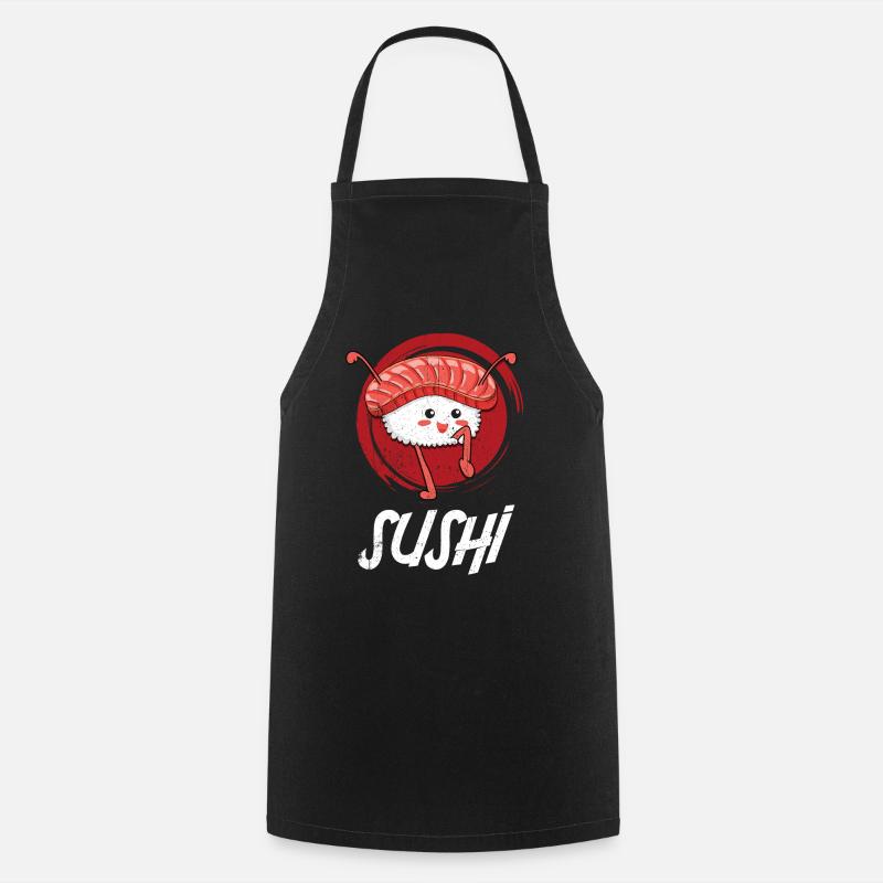 Sushi Go - Tablier de cuisine - noir