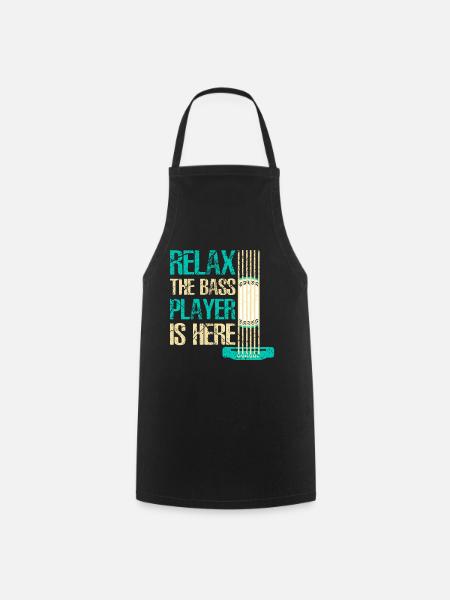 Bass Players - Cooking Apron - black