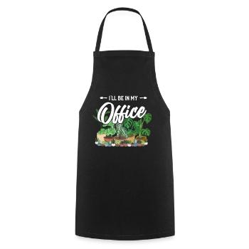 Gardener Plants - Cooking Apron - black - Front - AI Model Male 185 dark (185cm)