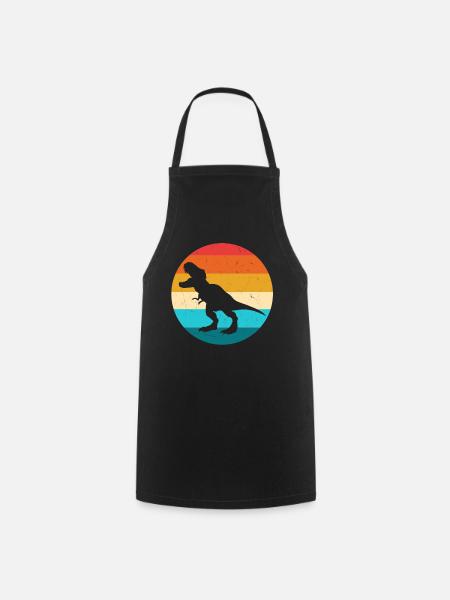 T-Rex - Cooking Apron - black
