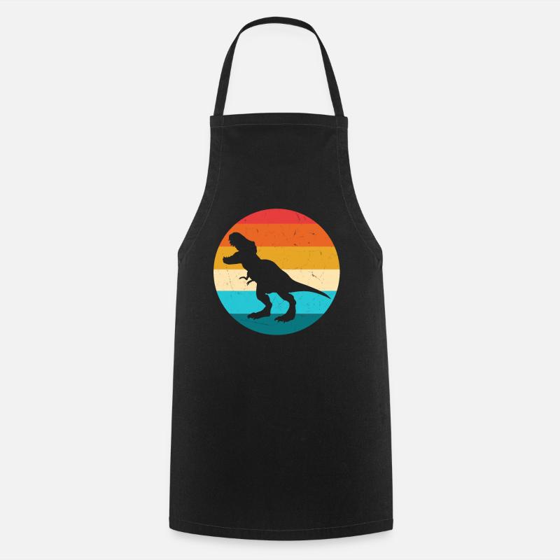 T-Rex - Cooking Apron - black