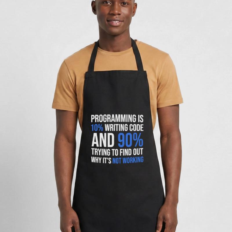 Code Debugging Humor T-Shirt Design Cooking Apron