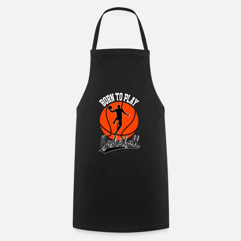 Né basket baskets basketteur - Tablier de cuisine - noir