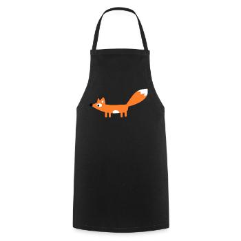 Renard - Tablier de cuisine - noir - Devant - AI Model Male 185 dark (185cm)