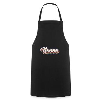 Nonno Vintage Colors - Tablier de cuisine - noir - Devant - AI Model Male 185 dark (185cm)