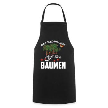 DAS GELD WÄCHST AUF DEN BÄUMEN - Kochschürze - Schwarz - Vorne - AI Model Male 185 dark (185cm)