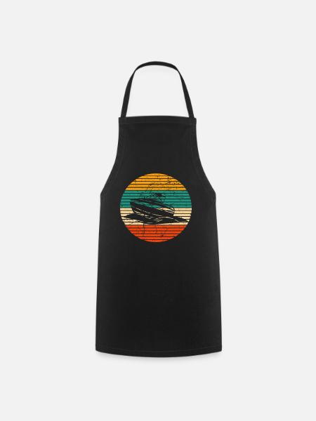 Bateau bateau bateau bateau bateau - Tablier de cuisine - noir