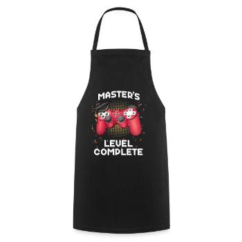 Master's Level Complete Gamer Class Of 2021 Gradua - Tablier de cuisine - noir - Devant - AI Model Male 185 dark (185cm)