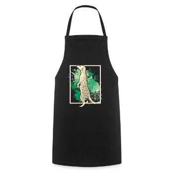 Suricate - Tablier de cuisine - noir - Devant - AI Model Male 185 dark (185cm)