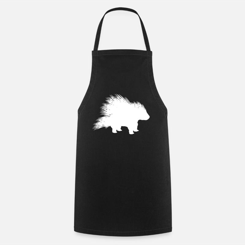 Porc-épic épic - Tablier de cuisine - noir
