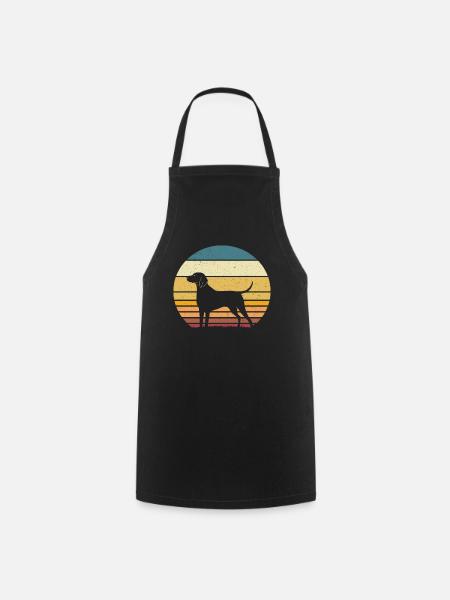 Weimaraner - Cooking Apron - black