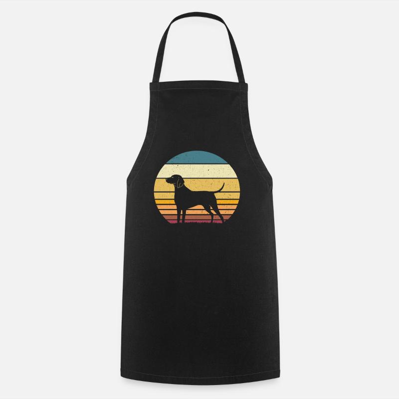 Weimaraner - Cooking Apron - black