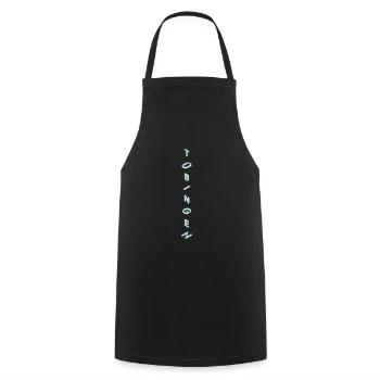 Tübingen - Cooking Apron - black - Front - AI Model Male 185 dark (185cm)