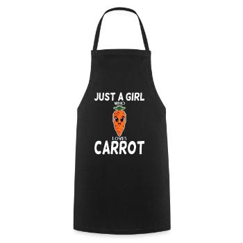 Carottes Carottes Carottes - Tablier de cuisine - noir - Devant - AI Model Male 185 dark (185cm)