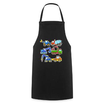 Chantiers - Tablier de cuisine - noir - Devant - AI Model Male 185 dark (185cm)