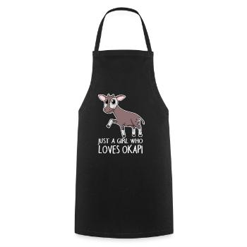 okapi - Cooking Apron - black - Front - AI Model Male 185 dark (185cm)