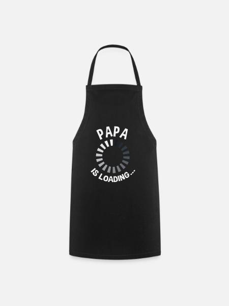 Papa Loading - Kochschürze - Schwarz