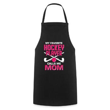 Hockey Mama Hockeyspieler Mutter Geschenk - Kochschürze - Schwarz - Vorne - AI Model Male 185 dark (185cm)
