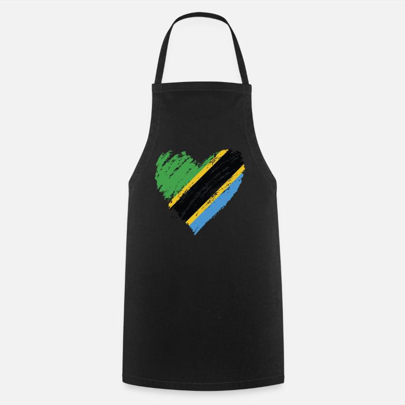 tanzania - Kochschürze - Schwarz