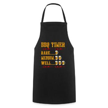 Grillen BBQ Grillmeister Barbecue Geschenk - Tablier de cuisine - noir - Devant - AI Model Male 185 dark (185cm)