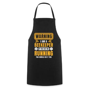 Beekeeper Honeycombum Bee Honeycomb Honeycomb Honey Insect - Cooking Apron - black - Front - AI Model Male 185 dark (185cm)