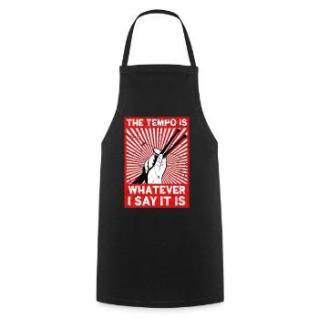 Batterie Drum Sticks Tambours batteur - Tablier de cuisine - noir - Devant - AI Model Male 185 dark (185cm)