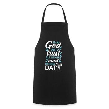 Programmer Gift Idea - Cooking Apron - black - Front - AI Model Male 185 dark (185cm)