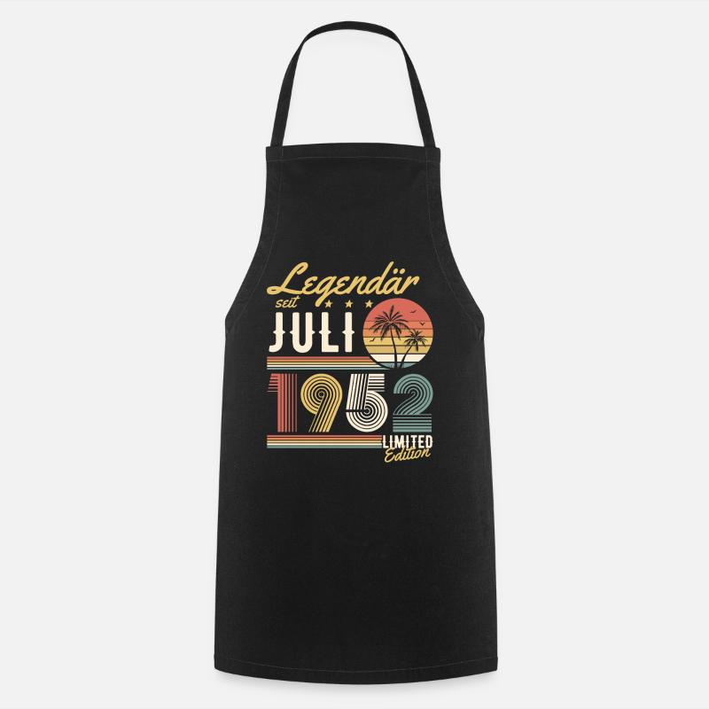 Legendär Seit Juli 1952 Limited Edition - Kochschürze - Schwarz