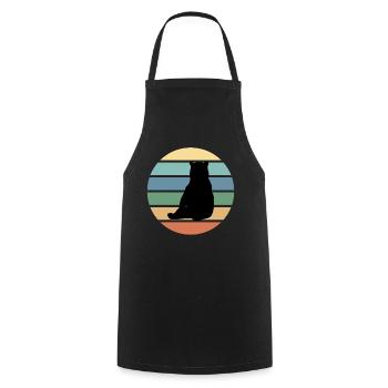 Ours Sauvage Ours brun - Tablier de cuisine - noir - Devant - AI Model Male 185 dark (185cm)