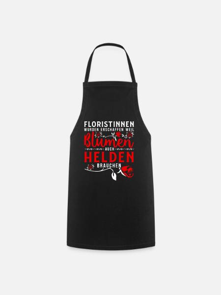 Floristin Florist Floristik Gärtnerin Geschenk - Kochschürze - Schwarz