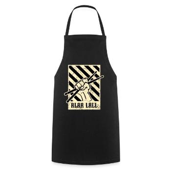 Batterie règle bâtons de batterie - Tablier de cuisine - noir - Devant - AI Model Male 185 dark (185cm)