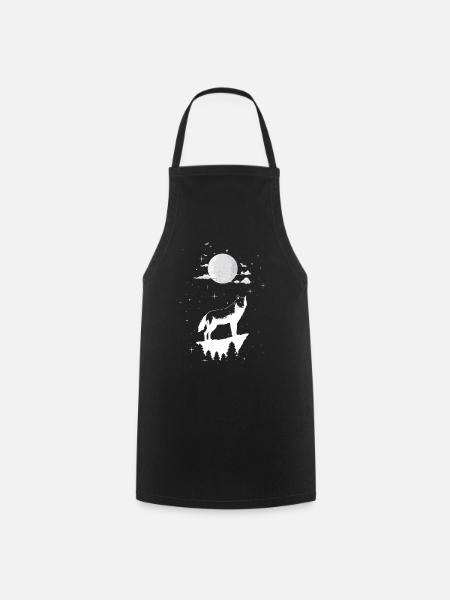 Wolf - Tablier de cuisine - noir