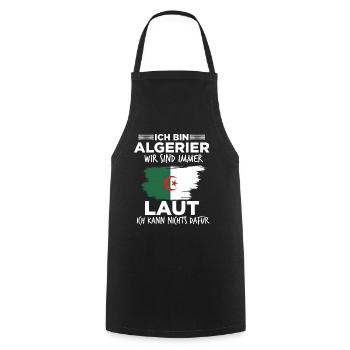Lauter Algerier Algerisch Algerien Geschenk - Kochschürze - Schwarz - Vorne - AI Model Male 185 dark (185cm)