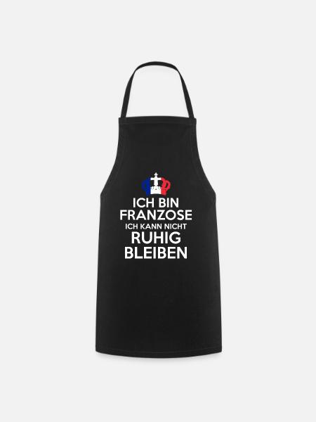 Frankreich Franzose Französich Franzosen - Kochschürze - Schwarz
