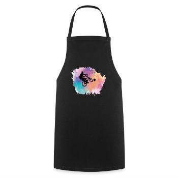 Radball Sport Bike - Cooking Apron - black - Front - AI Model Male 185 dark (185cm)