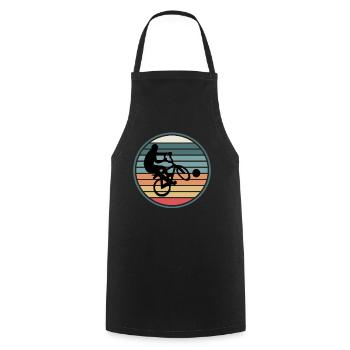 Radball Sport Bike - Cooking Apron - black - Front - AI Model Male 185 dark (185cm)