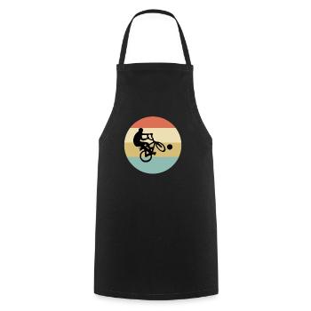 Radball Sport Bike - Cooking Apron - black - Front - AI Model Male 185 dark (185cm)