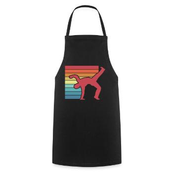 Capoeira Kampfkunst Kampfsport - Kochschürze - Schwarz - Vorne - AI Model Male 185 dark (185cm)